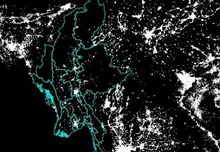 Datenkarte Myanmar
