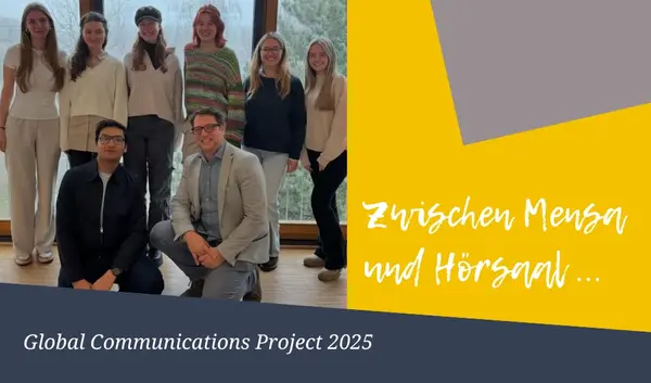 Gruppenbild vom Pitch des GlobCom-Projekts 2025