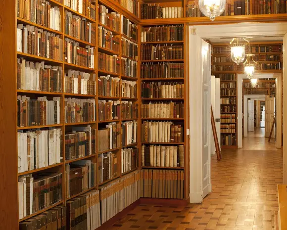 Büchergang in der Forschungsbibliothek Gotha der Universität Erfurt